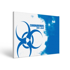 Холст прямоугольный с принтом Coronavirus 2019 - nCoV в городе Новоалтайск, 100% ПВХ |  | 2019   ncov | coronavirus | covid | covid 19 | ncov | virus | арт | биологическая опасность | болезнь | вирус | знак | карантин | корона | коронавирус | короновирус | мем | мой руки | оставайся дома | пандемия | помой руки