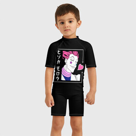 Детский купальный костюм 3D Хисока Охотник х Охотник Hunter x Hunter: в городе Новоалтайск, Полиэстер 85%, Спандекс 15% | застежка на молнии на спине | hisoka | hunterxhunter | hxh | аниме | джокер | злодей | каваи | манга | нен | охотникхохотник | сердце | хисока