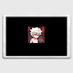 Магнит 45*70 с принтом Hunter x Hunter Киллуа Killua в городе Новоалтайск, Пластик | Размер: 78*52 мм; Размер печати: 70*45 | hunterxhunter | hxh | killua | killua zoldyck | аниме | каваи | манга | охотник х охотник | охотникхохотник