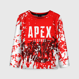Детский лонгслив 3D с принтом APEX LEGENDS в городе Новоалтайск, 100% полиэстер | длинные рукава, круглый вырез горловины, полуприлегающий силуэт
 | apex | apex legends | апекс легенда | апекс легендс | апекс легендс игра. | легендс игра