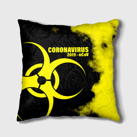 Подушка 3D с принтом Coronavirus 2019 - nCoV в городе Новоалтайск, наволочка – 100% полиэстер, наполнитель – холлофайбер (легкий наполнитель, не вызывает аллергию). | состоит из подушки и наволочки. Наволочка на молнии, легко снимается для стирки | 2019   ncov | coronavirus | covid | covid 19 | ncov | virus | арт | биологическая опасность | болезнь | вирус | знак | карантин | корона | коронавирус | короновирус | мем | мой руки | оставайся дома | пандемия | помой руки