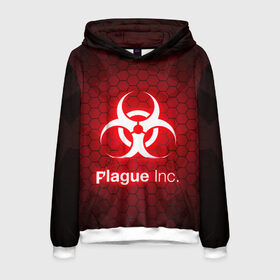 Мужская толстовка 3D с принтом PLAGUE INC в городе Новоалтайск, 100% полиэстер | двухслойный капюшон со шнурком для регулировки, мягкие манжеты на рукавах и по низу толстовки, спереди карман-кенгуру с мягким внутренним слоем. | inc evolved | plague evolved | plague inc | plague inc evolved | plague пк. | игра вирус