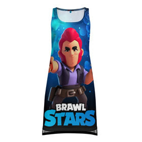 Платье-майка 3D с принтом Brawl Stars Colt (Кольт) в городе Новоалтайск, 100% полиэстер | полуприлегающий силуэт, широкие бретели, круглый вырез горловины, удлиненный подол сзади. | brawl | brawl stars | brawlstars | brawlstarsmemes | brawl_stars | clashofclans | clashroyale | colt | plp | supercell | бравл | бравлстарс | кольт