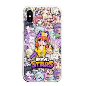 Чехол для iPhone XS Max матовый с принтом BrawlStars Girls (Oko) в городе Новоалтайск, Силикон | Область печати: задняя сторона чехла, без боковых панелей | 8 | bea | bit | brawl | brawlstars | bs | girls | oko | stars | virus | беа | бит | бравл | бравлеры | бравлстарс | бравлы | браво | бровл | броул | броулбол | бс | вирус | герои | девочки | игра | мультик | образ | око | персонаж | пчела 