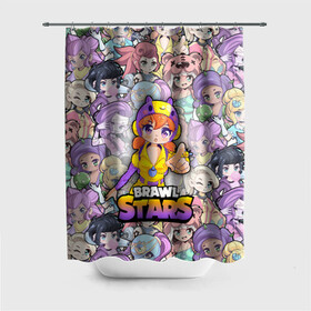 Штора 3D для ванной с принтом BrawlStars Girls (Oko) в городе Новоалтайск, 100% полиэстер | плотность материала — 100 г/м2. Стандартный размер — 146 см х 180 см. По верхнему краю — пластиковые люверсы для креплений. В комплекте 10 пластиковых колец | 8 | bea | bit | brawl | brawlstars | bs | girls | oko | stars | virus | беа | бит | бравл | бравлеры | бравлстарс | бравлы | браво | бровл | броул | броулбол | бс | вирус | герои | девочки | игра | мультик | образ | око | персонаж | пчела 