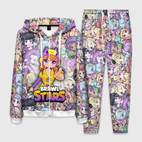 Мужской костюм 3D с принтом BrawlStars Girls (Oko) в городе Новоалтайск, 100% полиэстер | Манжеты и пояс оформлены тканевой резинкой, двухслойный капюшон со шнурком для регулировки, карманы спереди | 8 | bea | bit | brawl | brawlstars | bs | girls | oko | stars | virus | беа | бит | бравл | бравлеры | бравлстарс | бравлы | браво | бровл | броул | броулбол | бс | вирус | герои | девочки | игра | мультик | образ | око | персонаж | пчела 