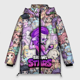 Женская зимняя куртка 3D с принтом BrawlStars Girls (Oko) в городе Новоалтайск, верх — 100% полиэстер; подкладка — 100% полиэстер; утеплитель — 100% полиэстер | длина ниже бедра, силуэт Оверсайз. Есть воротник-стойка, отстегивающийся капюшон и ветрозащитная планка. 

Боковые карманы с листочкой на кнопках и внутренний карман на молнии | 8 | bit | brawl | brawlstars | bs | emz | girls | oko | stars | virus | бит | бравл | бравлеры | бравлстарс | бравлы | браво | бровл | броул | броулбол | бс | вирус | герои | девочки | емз | емс | игра | мультик | мумия | образ | око | пер