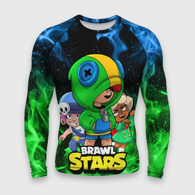 Мужской рашгард 3D с принтом BRAWL STARS LEON в городе Новоалтайск,  |  | brawl stars | brawl stars leon | brawler | leon | nita shiba | penny | бравл старз | бравлер | леон | нита шиба | пенни