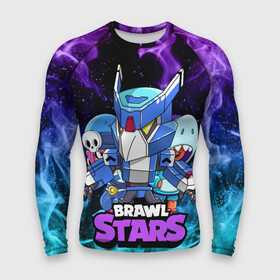 Мужской рашгард 3D с принтом BRAWL STARS MECHA CROW в городе Новоалтайск,  |  | brawl stars | brawl stars mecha crow | brawler | crow | leon shark | penny | бравл старз | бравлер | ворон | леон акула | пенни