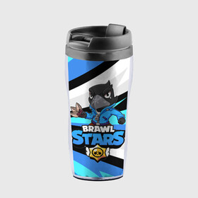 Термокружка-непроливайка с принтом BRAWL STARS CROW в городе Новоалтайск, внутренняя часть — пищевой пластик, наружная часть — прозрачный пластик, между ними — полиграфическая вставка с рисунком | объем — 350 мл, герметичная крышка | Тематика изображения на принте: 8 bit | 8 бит | bibi | brawl stars | crow | el brown | leon | leon shark | max | mr.p | sally leon | shark | stars | virus | werewolf | акула | биби | вирус | ворон | леон | оборотень | пингвин