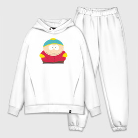 Мужской костюм хлопок OVERSIZE с принтом Картман в городе Новоалтайск,  |  | south park | баттерс | брафловский | кайл | кайл брофловски | картман | кенни | палка истины | стэнли марш | эрик картман | южный парк