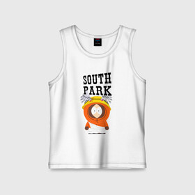 Детская майка хлопок с принтом South Park Кенни в городе Новоалтайск,  |  | Тематика изображения на принте: south park | баттерс | кайл | кени | кеннет | кенни | мультик | саус парк | стэнли | эрик | южный парк