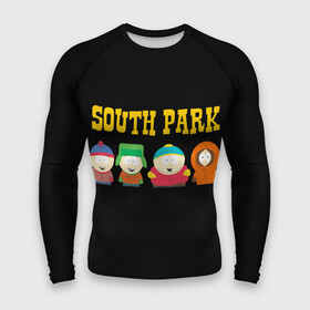Мужской рашгард 3D с принтом South Park. в городе Новоалтайск,  |  | south park | американская культура | американский мультсериал | колорадо | пародия | саус парк | саут парк | черный юмор | четыре мальчика | шоу | южный парк