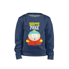 Детский свитшот хлопок с принтом SOUTH PARK. в городе Новоалтайск, 100% хлопок | круглый вырез горловины, эластичные манжеты, пояс и воротник | south park | американская культура | американский мультсериал | колорадо | пародия | саус парк | саут парк | черный юмор | четыре мальчика | шоу | южный парк