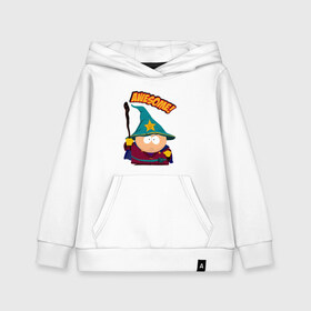 Детская толстовка хлопок с принтом CARTMAN в городе Новоалтайск, 100% хлопок | Круглый горловой вырез, эластичные манжеты, пояс, капюшен | animation | cartman | colorado | eric | gangsta | hip hop | kenny | n.w.a | san | south park | usa | волшебник | жесть | картман | магия | мультфильмы | шикарно | эрик | южный парк