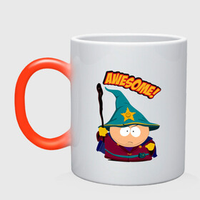 Кружка хамелеон с принтом CARTMAN в городе Новоалтайск, керамика | меняет цвет при нагревании, емкость 330 мл | animation | cartman | colorado | eric | gangsta | hip hop | kenny | n.w.a | san | south park | usa | волшебник | жесть | картман | магия | мультфильмы | шикарно | эрик | южный парк
