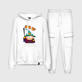 Женский костюм хлопок (с толстовкой) с принтом CARTMAN в городе Новоалтайск,  |  | animation | cartman | colorado | eric | gangsta | hip hop | kenny | n.w.a | san | south park | usa | волшебник | жесть | картман | магия | мультфильмы | шикарно | эрик | южный парк