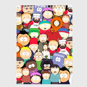Скетчбук с принтом South Park персонажи в городе Новоалтайск, 100% бумага
 | 48 листов, плотность листов — 100 г/м2, плотность картонной обложки — 250 г/м2. Листы скреплены сверху удобной пружинной спиралью | park | south | south park | брофловски | герои | кайл | картман | кени | марж | они убили кени | парк | персонажи | ренди | рэнди | сволочи | стен | стэнн | южный | южный парк