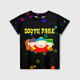 Детская футболка 3D с принтом South Park. в городе Новоалтайск, 100% гипоаллергенный полиэфир | прямой крой, круглый вырез горловины, длина до линии бедер, чуть спущенное плечо, ткань немного тянется | south park | американская культура | американский мультсериал | колорадо | пародия | саус парк | саут парк | черный юмор | четыре мальчика | шоу | южный парк