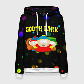 Женская толстовка 3D с принтом South Park. в городе Новоалтайск, 100% полиэстер  | двухслойный капюшон со шнурком для регулировки, мягкие манжеты на рукавах и по низу толстовки, спереди карман-кенгуру с мягким внутренним слоем. | south park | американская культура | американский мультсериал | колорадо | пародия | саус парк | саут парк | черный юмор | четыре мальчика | шоу | южный парк