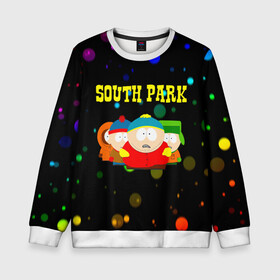 Детский свитшот 3D с принтом South Park. в городе Новоалтайск, 100% полиэстер | свободная посадка, прямой крой, мягкая тканевая резинка на рукавах и понизу свитшота | south park | американская культура | американский мультсериал | колорадо | пародия | саус парк | саут парк | черный юмор | четыре мальчика | шоу | южный парк
