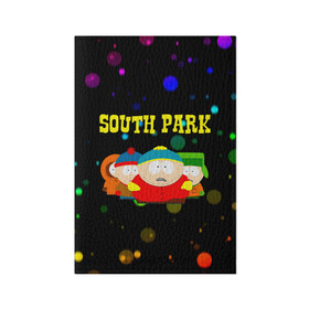 Обложка для паспорта матовая кожа с принтом South Park. в городе Новоалтайск, натуральная матовая кожа | размер 19,3 х 13,7 см; прозрачные пластиковые крепления | south park | американская культура | американский мультсериал | колорадо | пародия | саус парк | саут парк | черный юмор | четыре мальчика | шоу | южный парк