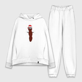 Женский костюм хлопок Oversize с принтом South Park Мистер Хэнки в городе Новоалтайск,  |  | christmas poo | hankey | mr. hankey | south park | в шапке | мистер хенки | мистер хэнки | рождество | санта | саус парк | хенки | южный парк