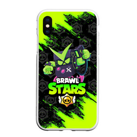 Чехол для iPhone XS Max матовый с принтом BRAWL STARS VIRUS 8-BIT в городе Новоалтайск, Силикон | Область печати: задняя сторона чехла, без боковых панелей | 8 bit | 8 бит | bibi | brawl stars | crow | el brown | leon | leon shark | max | mr.p | sally leon | shark | stars | virus | werewolf | акула | биби | вирус | ворон | леон | оборотень | пингвин
