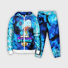 Детский костюм 3D с принтом BRAWL STARS LEON SHARK в городе Новоалтайск,  |  | 8 bit | 8 бит | bibi | blue | brawl stars | crow | el brown | fire | leon | leon shark | max | mr.p | sally leon | shark | stars | virus | werewolf | акула | биби | вирус | ворон | леон | оборотень | огонь | пингвин