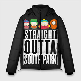 Мужская зимняя куртка 3D с принтом South Park в городе Новоалтайск, верх — 100% полиэстер; подкладка — 100% полиэстер; утеплитель — 100% полиэстер | длина ниже бедра, свободный силуэт Оверсайз. Есть воротник-стойка, отстегивающийся капюшон и ветрозащитная планка. 

Боковые карманы с листочкой на кнопках и внутренний карман на молнии. | Тематика изображения на принте: cartman | kenny | park | south | southpark | картман | кенни | мульт | мультик | парк | персонаж | персонажи | сериал | южный
