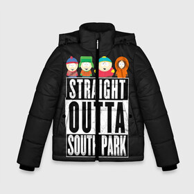Зимняя куртка для мальчиков 3D с принтом South Park в городе Новоалтайск, ткань верха — 100% полиэстер; подклад — 100% полиэстер, утеплитель — 100% полиэстер | длина ниже бедра, удлиненная спинка, воротник стойка и отстегивающийся капюшон. Есть боковые карманы с листочкой на кнопках, утяжки по низу изделия и внутренний карман на молнии. 

Предусмотрены светоотражающий принт на спинке, радужный светоотражающий элемент на пуллере молнии и на резинке для утяжки | cartman | kenny | park | south | southpark | картман | кенни | мульт | мультик | парк | персонаж | персонажи | сериал | южный