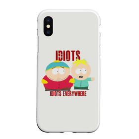 Чехол для iPhone XS Max матовый с принтом South Park в городе Новоалтайск, Силикон | Область печати: задняя сторона чехла, без боковых панелей | cartman | kenny | park | south | southpark | картман | кенни | мульт | мультик | парк | персонаж | персонажи | сериал | южный