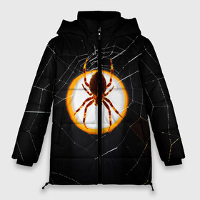 Женская зимняя куртка 3D с принтом Spider в городе Новоалтайск, верх — 100% полиэстер; подкладка — 100% полиэстер; утеплитель — 100% полиэстер | длина ниже бедра, силуэт Оверсайз. Есть воротник-стойка, отстегивающийся капюшон и ветрозащитная планка. 

Боковые карманы с листочкой на кнопках и внутренний карман на молнии | animal | hunter | spider | животное | животные | лапы | охота | охотник | паук | паутина | хищник