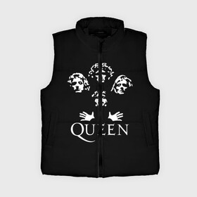Женский жилет утепленный 3D с принтом QUEEN  КВИН (+НА СПИНЕ) в городе Новоалтайск,  |  | queen | rock | we will rock you | брайан мэи | группа queen | группа квин | джон дикон | квин | королева | король | роджер тейлор | рок | фредди меркьюри