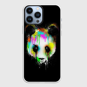 Чехол для iPhone 13 Pro Max с принтом ПАНДА В КРАСКЕ | PANDA IN PAINT в городе Новоалтайск,  |  | panda | животные | краска | медведь | милая | няшная | панда | прикольная | смешно | юмор