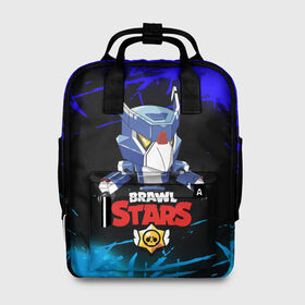 Женский рюкзак 3D с принтом BRAWL STARS MECHA CROW. в городе Новоалтайск, 100% полиэстер | лямки с регулируемой длиной, сверху ручки, чтобы рюкзак нести как сумку. Основное отделение закрывается на молнию, как и внешний карман. Внутри два дополнительных кармана, один из которых закрывается на молнию. По бокам два дополнительных кармашка, куда поместится маленькая бутылочка
 | 8 bit | bibi | brawl stars | colt | crow | el brown | leon | leon shark | max | mecha | mecha crow | mr.p | sally leon | shark | virus 8 bit | берли | биби | бравл старс | ворон | кольт | леон | макс | шелли