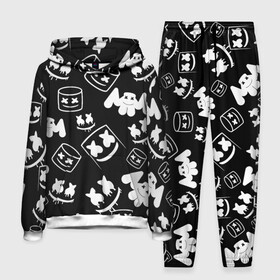 Мужской костюм 3D (с толстовкой) с принтом Marshmello ЧБ в городе Новоалтайск,  |  | Тематика изображения на принте: 2020 | cs | dj | fortnite | game | marshmello | music | neon | pubg | белое | ведро | ди джей | игра | марш | маршмелло | маршмеллоу | музыка | неон | скин | форт | фортнайт | чб | человек | черно