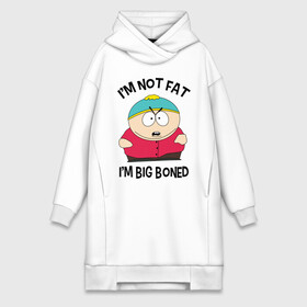 Платье-худи хлопок с принтом Я не толстый в городе Новоалтайск,  |  | eric cartman | south park | эрик картман | южный парк | я не толстый у меня кость широкая