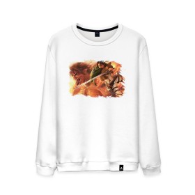 Мужской свитшот хлопок с принтом АТАКА ТИТАНОВ в городе Новоалтайск, 100% хлопок |  | 