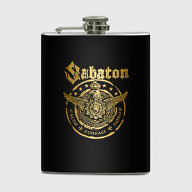 Фляга с принтом SABATON | САБАТОН (Z) в городе Новоалтайск, металлический корпус | емкость 0,22 л, размер 125 х 94 мм. Виниловая наклейка запечатывается полностью | Тематика изображения на принте: sabaton | даниель муллбак | йоаким броден | крис рёланд | оскар монтелиус | пэр сундстрём | рикард сунден | сабатон | тоббе энглунд | томми юханссон | ханнес ван дал