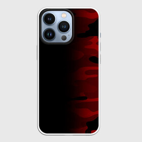Чехол для iPhone 13 Pro с принтом RED BLACK MILITARY CAMO | КРАСНЫЙ КАМУФЛЯЖ в городе Новоалтайск,  |  | abstract | camo | geometry | geometry stripes | military | texture | абстракция | армейские | армия | геометрические полосы | геометрия | камуфляж | красный камуфляж | милитари | текстура