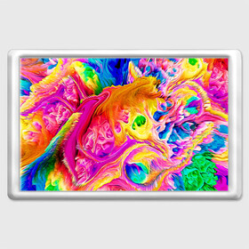Магнит 45*70 с принтом TIE DYE в городе Новоалтайск, Пластик | Размер: 78*52 мм; Размер печати: 70*45 | abstraction | geometry | hexagon | neon | paints | stripes | texture | tie dye | triangle | абстракция | брызги | геометрия | краски | неон | неоновый | соты | тай дай | текстура