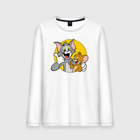 Мужской лонгслив хлопок с принтом Tom&Jerry в городе Новоалтайск, 100% хлопок |  | tom  jerry | tom and jerry | tomjerry | vdgerir | мамочка два тапочка | том и джери | том и джерри