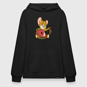 Худи SuperOversize хлопок с принтом Enamored Jerry в городе Новоалтайск, 70% хлопок, 30% полиэстер, мягкий начес внутри | карман-кенгуру, эластичная резинка на манжетах и по нижней кромке, двухслойный капюшон
 | love | spike | tom  jerry | tom and jerry | tomjerry | tuffy | vdgerir | мамочка два тапочка | том и джери | том и джерри