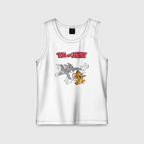 Детская майка хлопок с принтом Tom&Jerry в городе Новоалтайск,  |  | spike | tom  jerry | tom and jerry | tomjerry | tuffy | vdgerir | мамочка два тапочка | том и джери | том и джерри