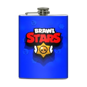 Фляга с принтом BRAWL STARS в городе Новоалтайск, металлический корпус | емкость 0,22 л, размер 125 х 94 мм. Виниловая наклейка запечатывается полностью | Тематика изображения на принте: 8 bit | barley | brawl stars | brock | bull | colt | crow | dynamike | frank | jessie | leon | nita | барли | бравл старс | брок | булл | ворон | джесси | динамайк | кольт | леон | фрэнк