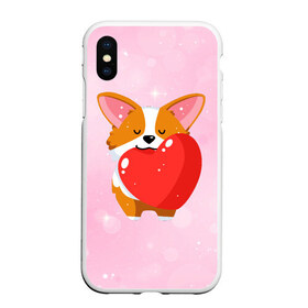 Чехол для iPhone XS Max матовый с принтом Милый корги в городе Новоалтайск, Силикон | Область печати: задняя сторона чехла, без боковых панелей | corgi | корги | маленькая собачка | милый | милый корги | рыжая | рыжая собачка | собака | собачка | такси