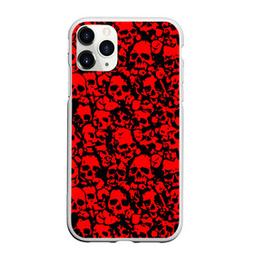 Чехол для iPhone 11 Pro матовый с принтом ЧЕРЕПА в городе Новоалтайск, Силикон |  | abstraction | bones | geometry | hexagon | neon | paints | skull | stripes | texture | triangle | абстракция | брызги | геометрия | краски | неон | неоновый | соты | текстура | черепа