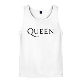 Мужская майка 3D с принтом QUEEN (НА СПИНЕ) в городе Новоалтайск, 100% полиэстер | круглая горловина, приталенный силуэт, длина до линии бедра. Пройма и горловина окантованы тонкой бейкой | Тематика изображения на принте: 