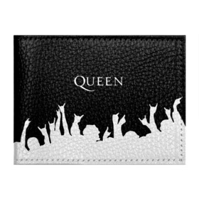 Обложка для студенческого билета с принтом QUEEN  в городе Новоалтайск, натуральная кожа | Размер: 11*8 см; Печать на всей внешней стороне | Тематика изображения на принте: queen | rock | we will rock you | брайан мэи | группа queen | группа квин | джон дикон | квин | королева | король | роджер тейлор | рок | фредди меркьюри